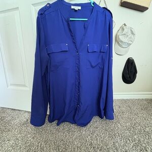 Calvin Klein Elegant Blue Women's Top